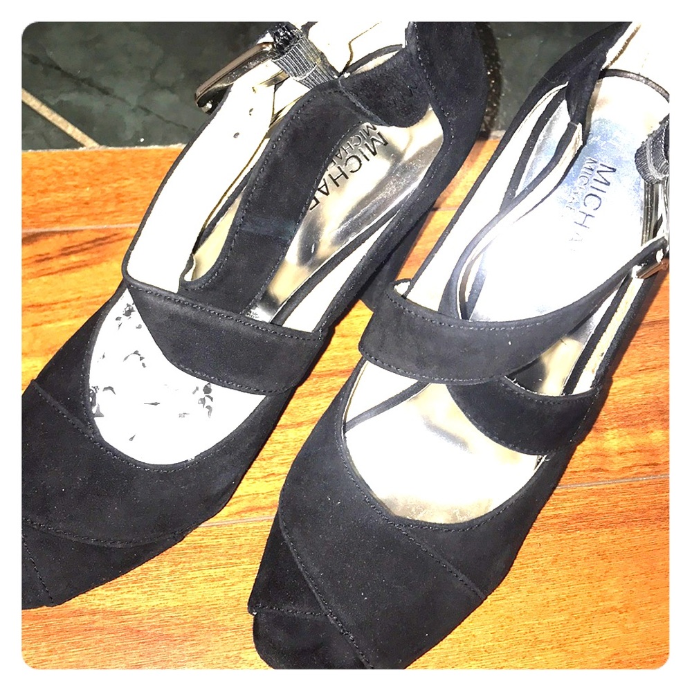 Open toe heels